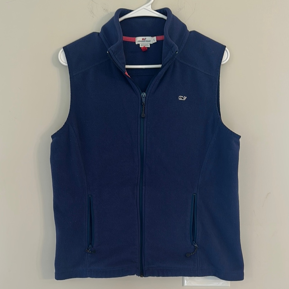 Vineyard Vines Fleece Vest women’s size Large